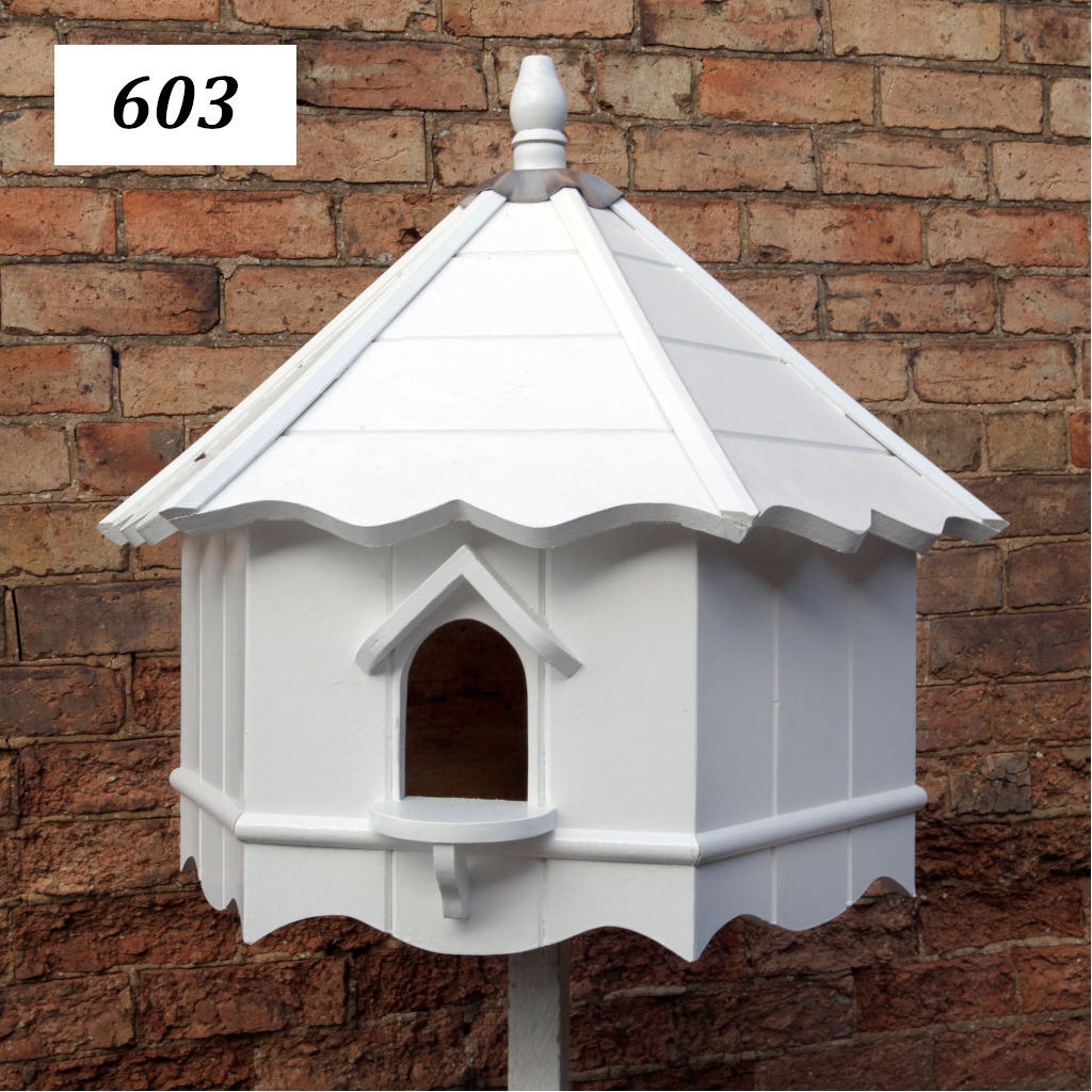 6 Sided Dovecote Painted Roof 1 Tier